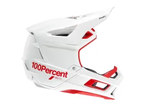 100% Aircraft 2 Full Face Helmet - Red-White - 2021