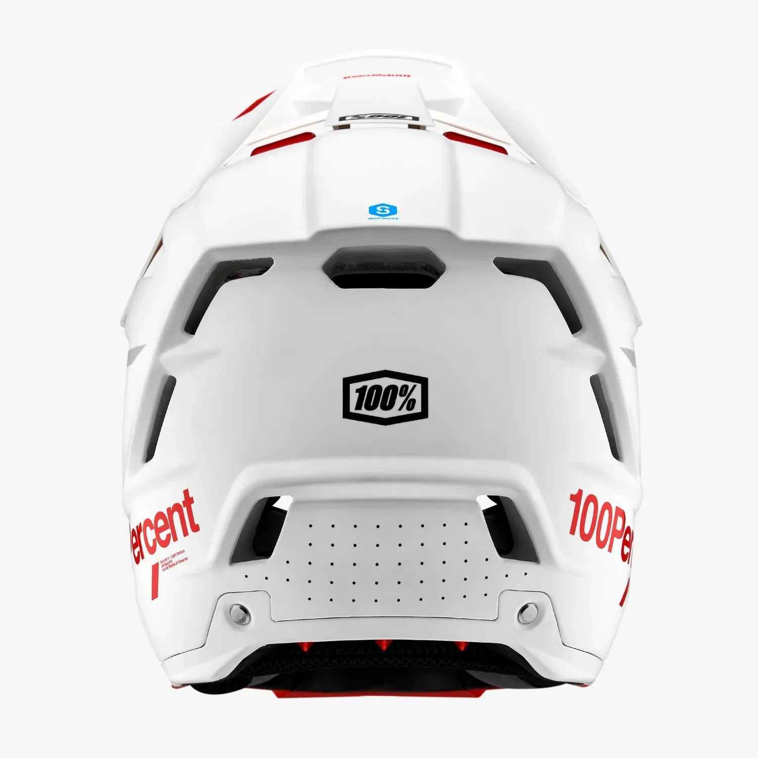 100% Aircraft 2 Full Face Helmet - Red-White - 2021