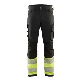 1193-1642 High Vis Work Trousers 4-Way Stretch - Blåkläder