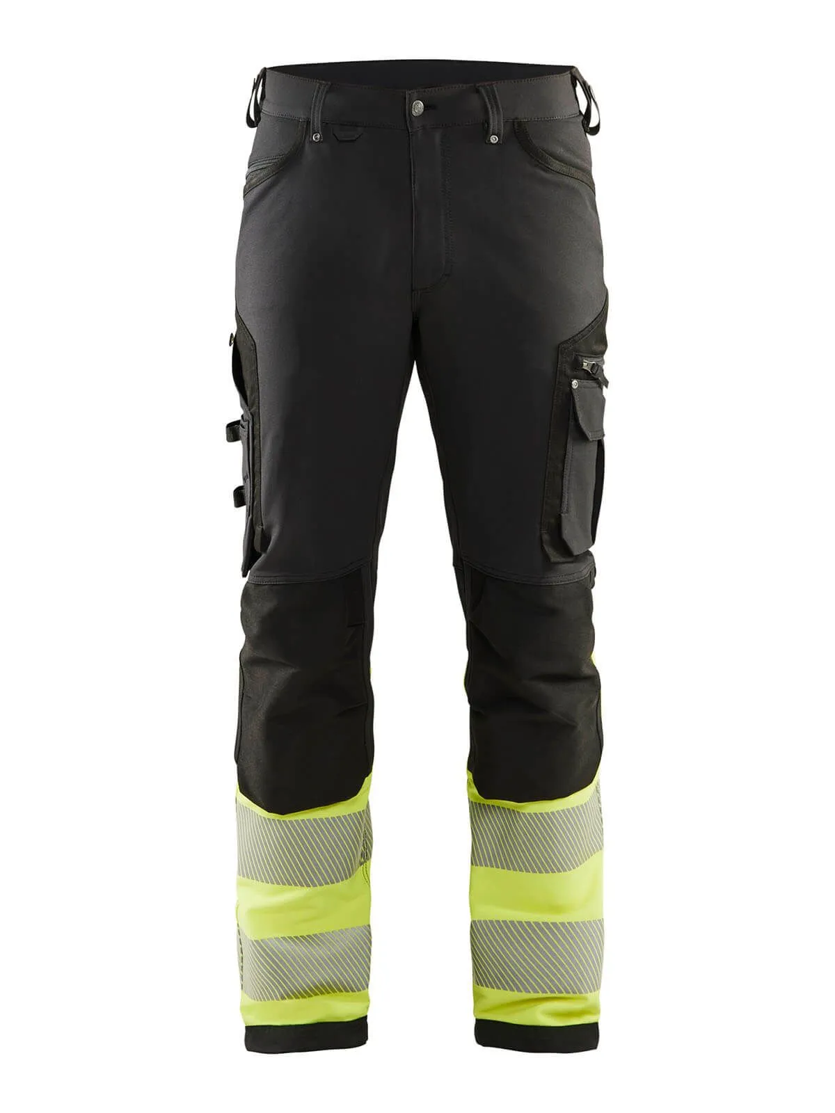 1193-1642 High Vis Work Trousers 4-Way Stretch - Blåkläder