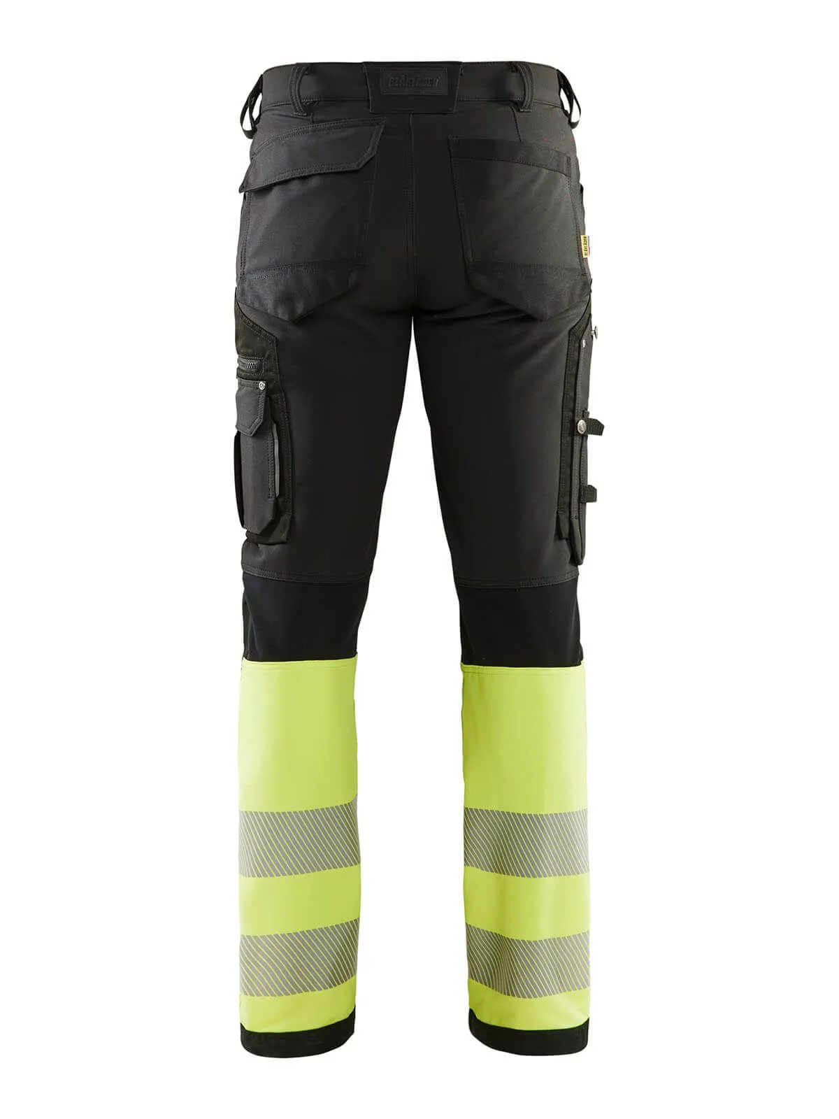 1193-1642 High Vis Work Trousers 4-Way Stretch - Blåkläder