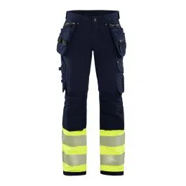 7193-1642 Women's Work Trousers High Vis 4-Way Stretch - Blåkläder