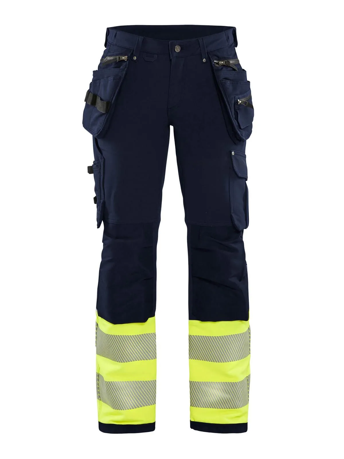 7193-1642 Women's Work Trousers High Vis 4-Way Stretch - Blåkläder