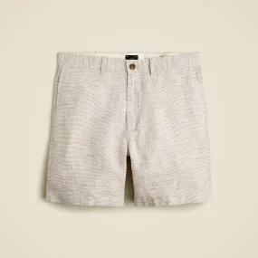 7" linen short