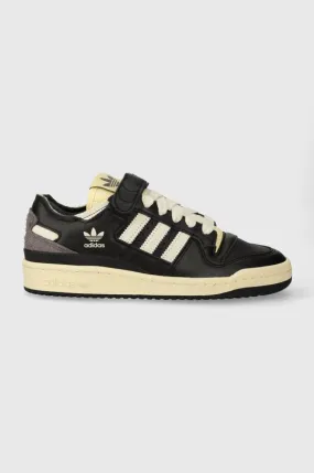 adidas Originals leather sneakers Forum 84 Low black color