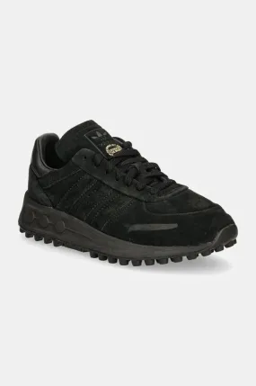 adidas Originals suede sneakers La Trainer Lux black color IH0296