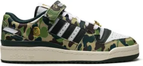 Adidas x BAPE Forum 84 Low 30th Anniversary Green Camo sneakers