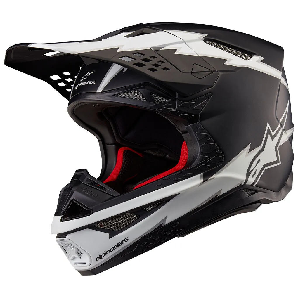 Alpinestars - SM10 Ampress Black/White Helmet