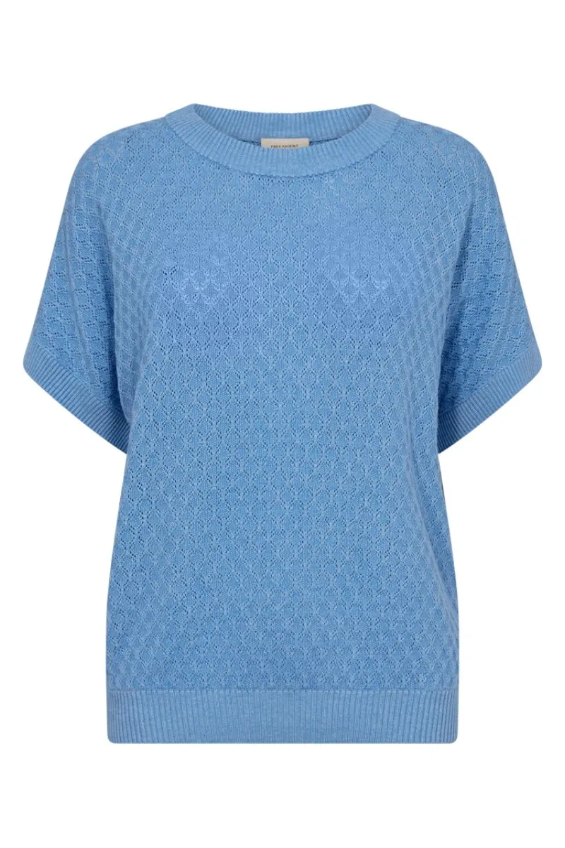 Ani Pullover | Della Robbia Blue Mlg. | Strik fra Freequent