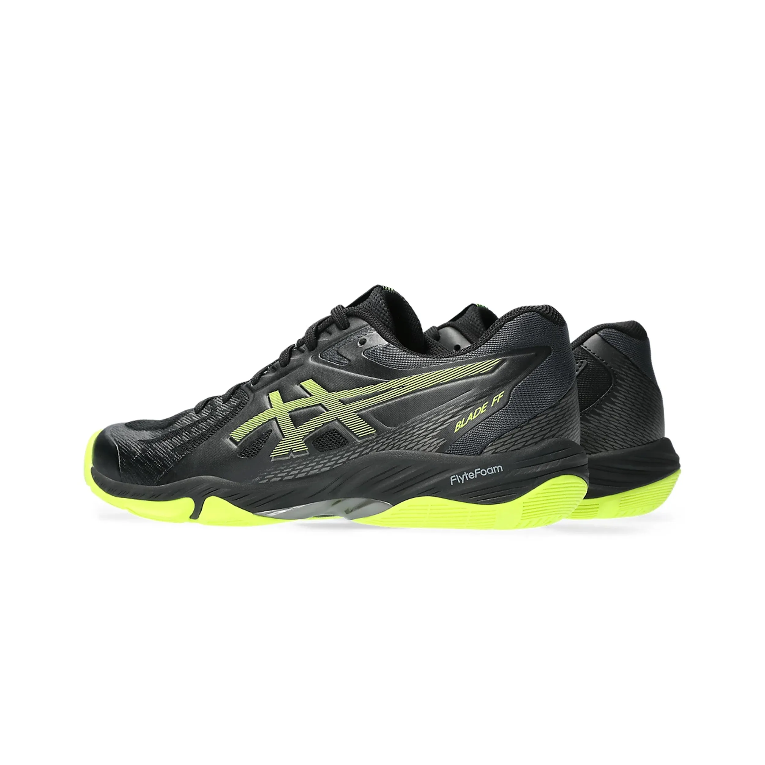 Asics Blade FF (Black/Safety Yellow) Badminton Shoes