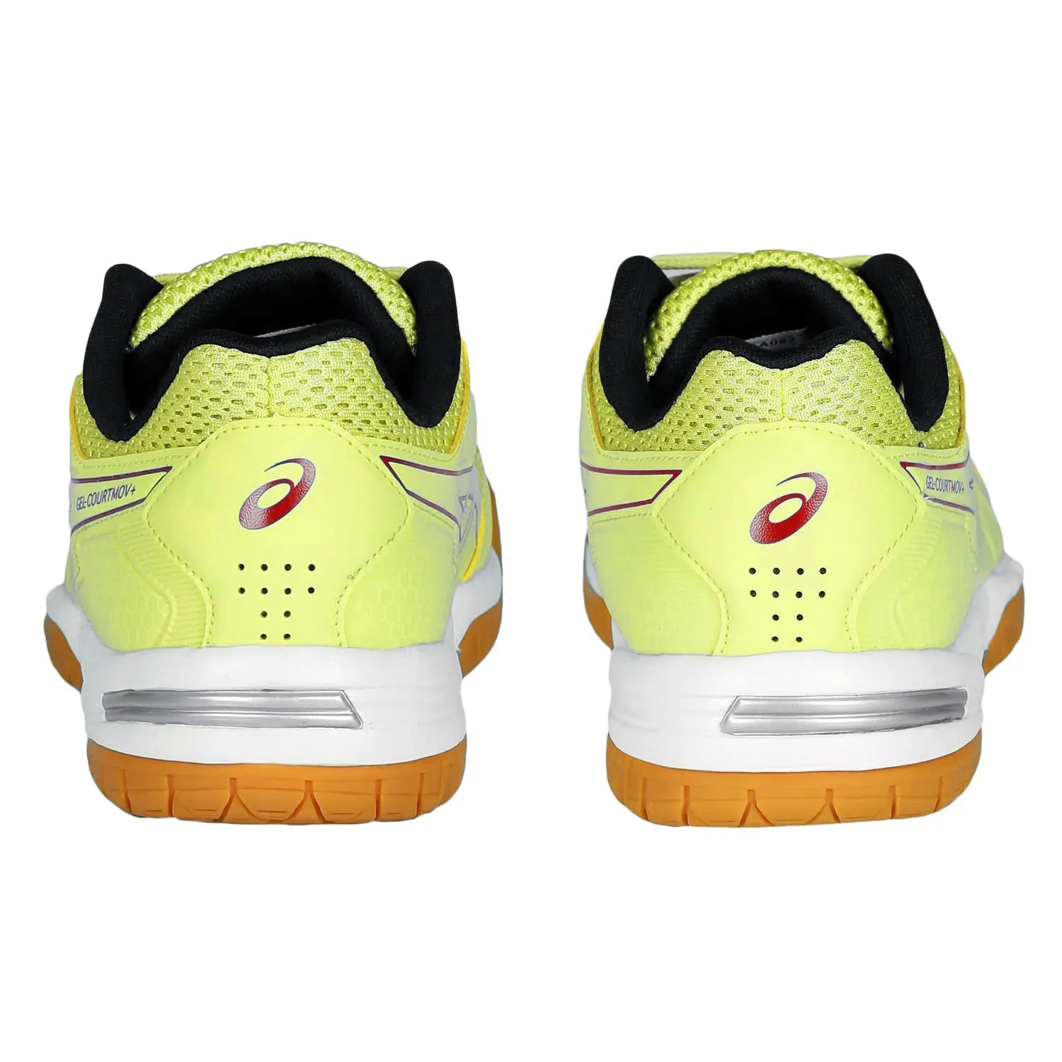 Asics GEL-COURTMOV+ Badminton Shoes (Glow Yellow/Rust)