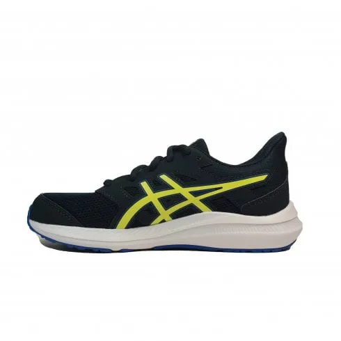 Asics JOLT 4 GS | French Blue/Glow Yellow | Childrens Lace Up Sports Trainers