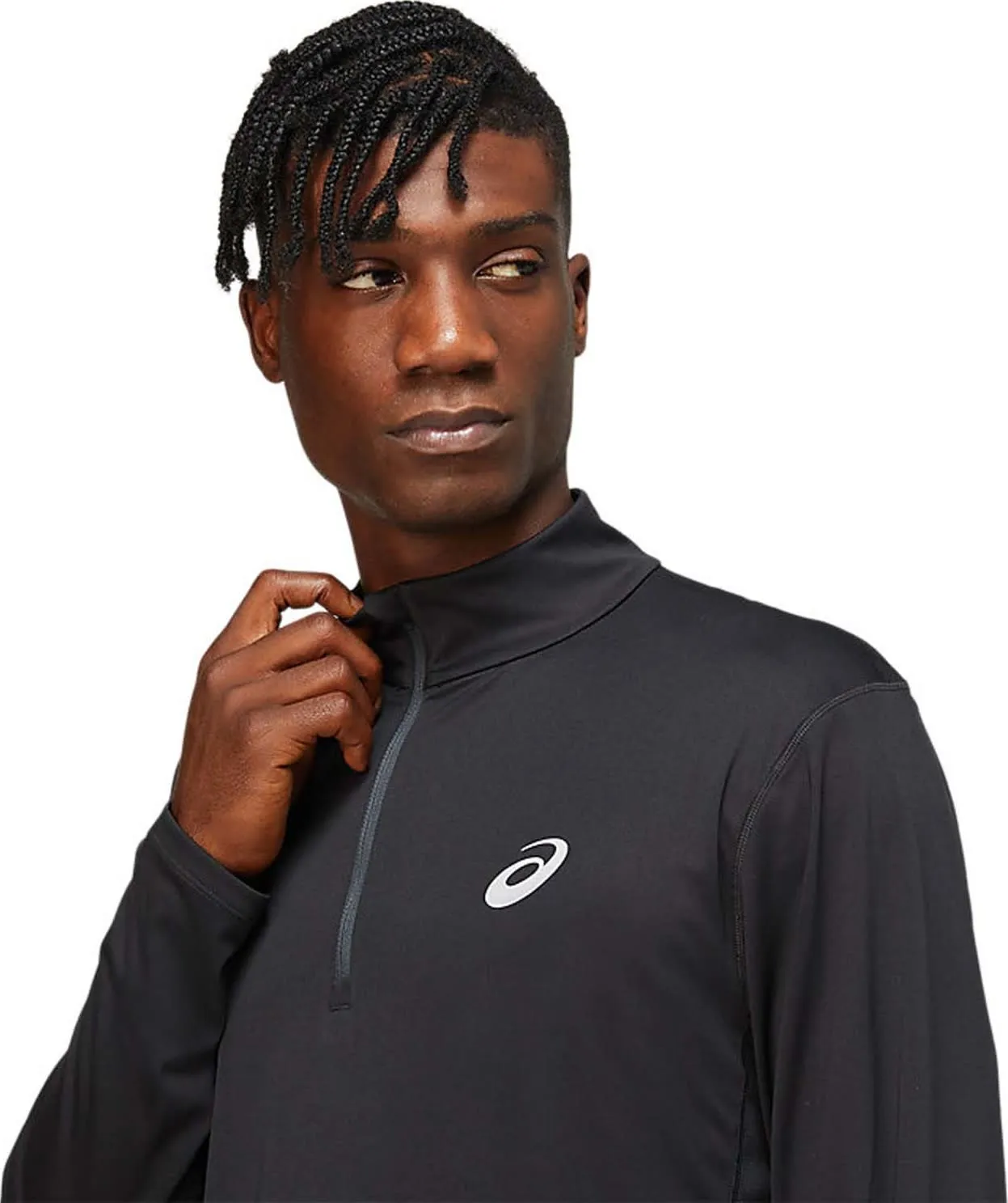 Asics Men's Core Ls 1/2 Zip Top Performance Black | Buy Asics Men's Core Ls 1/2 Zip Top Performance Black here | Outno