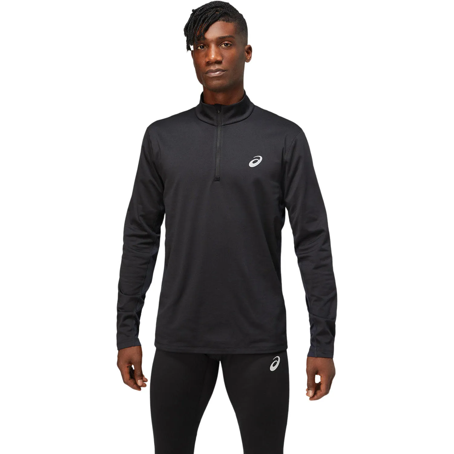 Asics Men's Core LS 1/2 Zip Winter Top Performance Black | Buy Asics Men's Core LS 1/2 Zip Winter Top Performance Blac