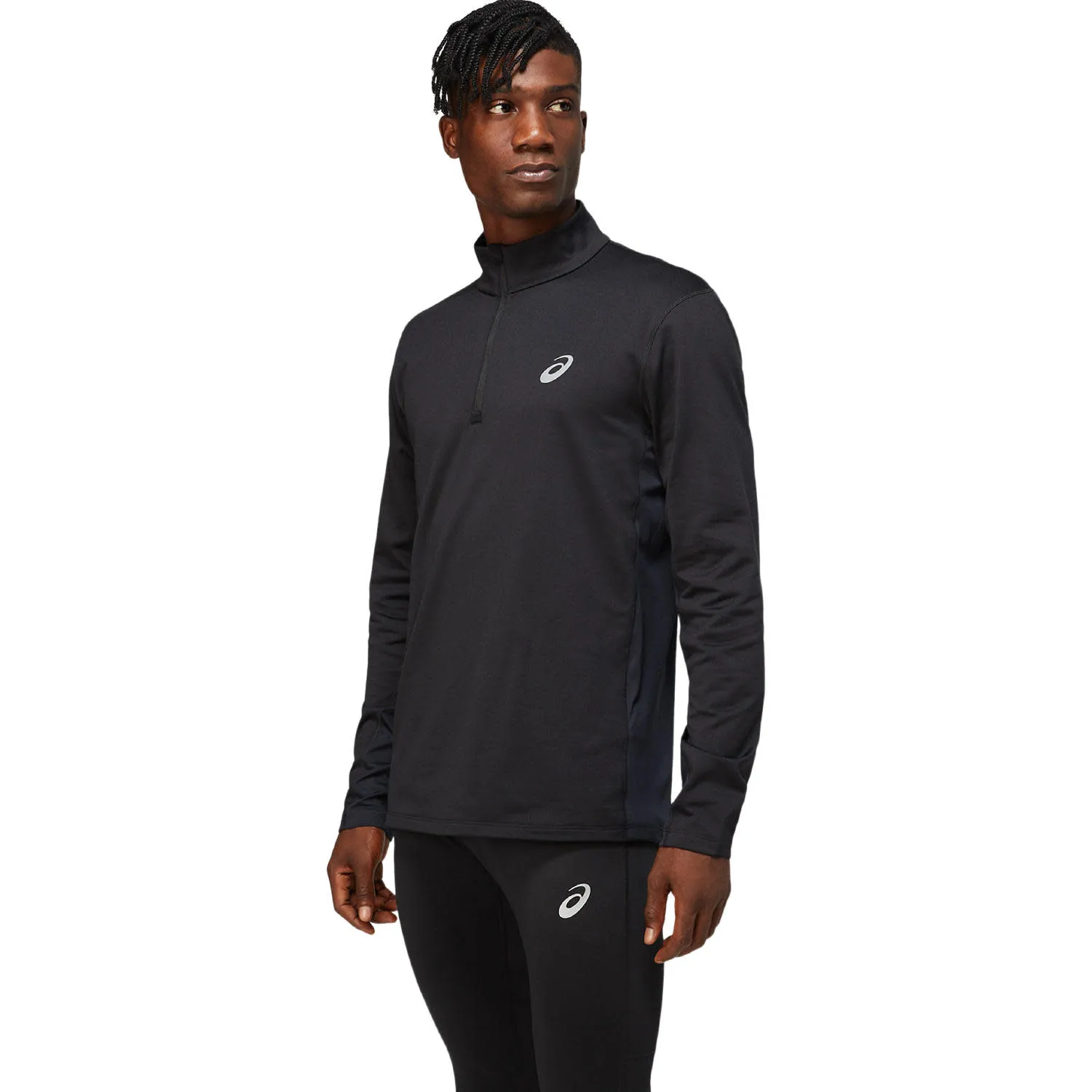 Asics Men's Core LS 1/2 Zip Winter Top Performance Black | Buy Asics Men's Core LS 1/2 Zip Winter Top Performance Blac