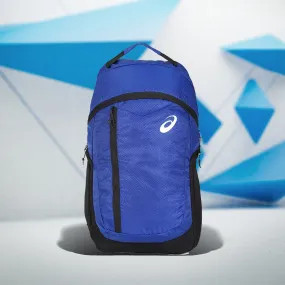 ASICS SPIRAL LOGO BACK PACK (UX) - BLUE/PERFORMANCE BLACK