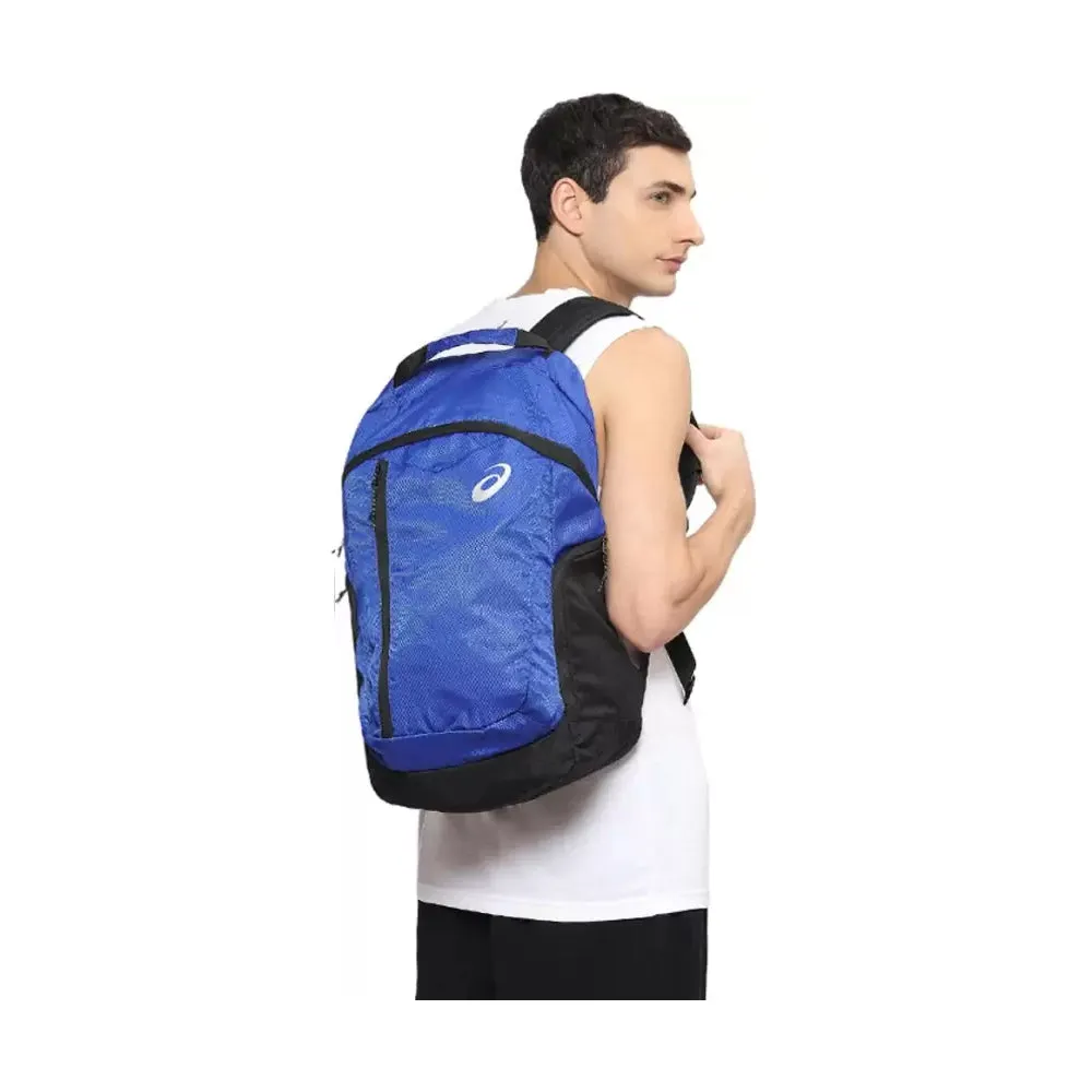 ASICS SPIRAL LOGO BACK PACK (UX) - BLUE/PERFORMANCE BLACK