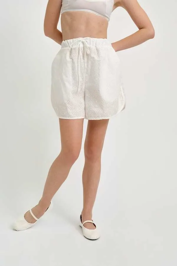 Bailey Short - White Eyelet