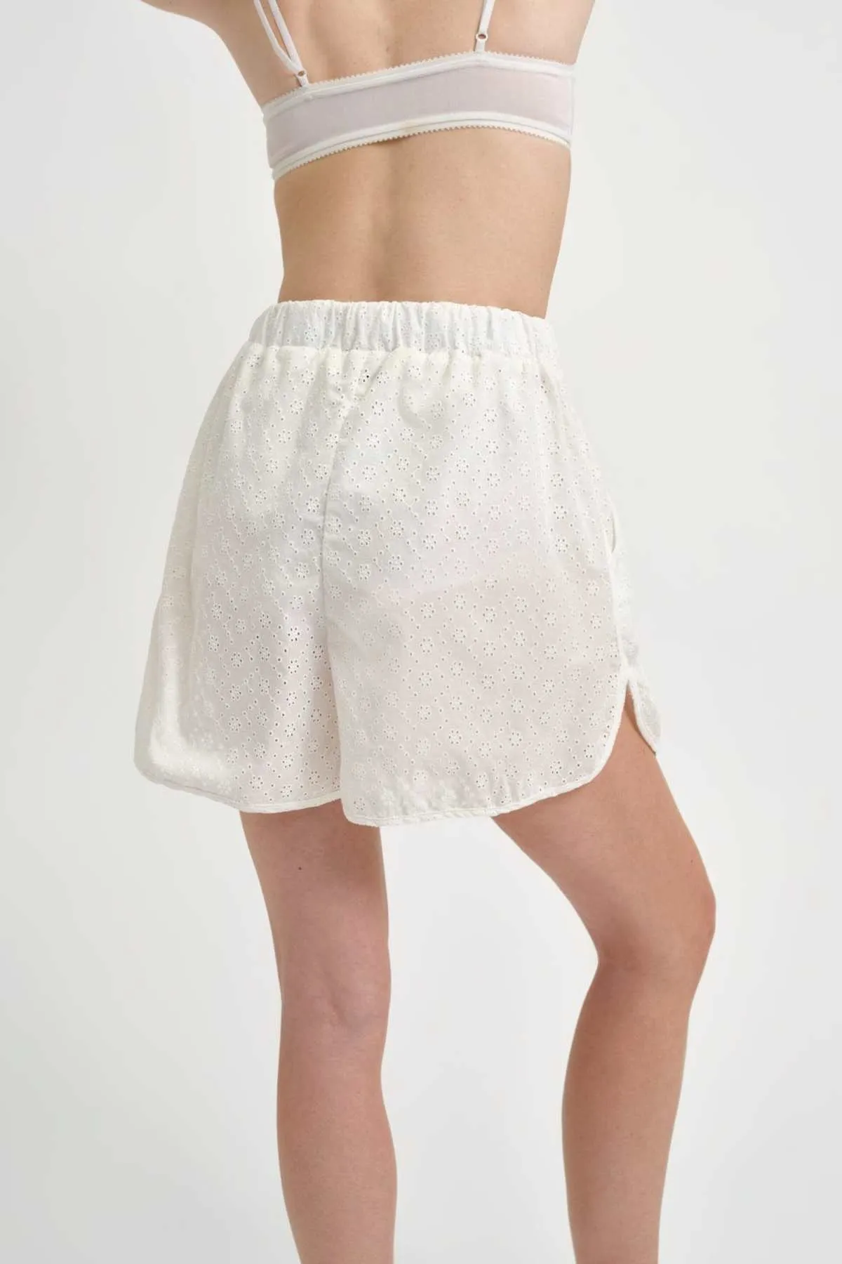 Bailey Short - White Eyelet