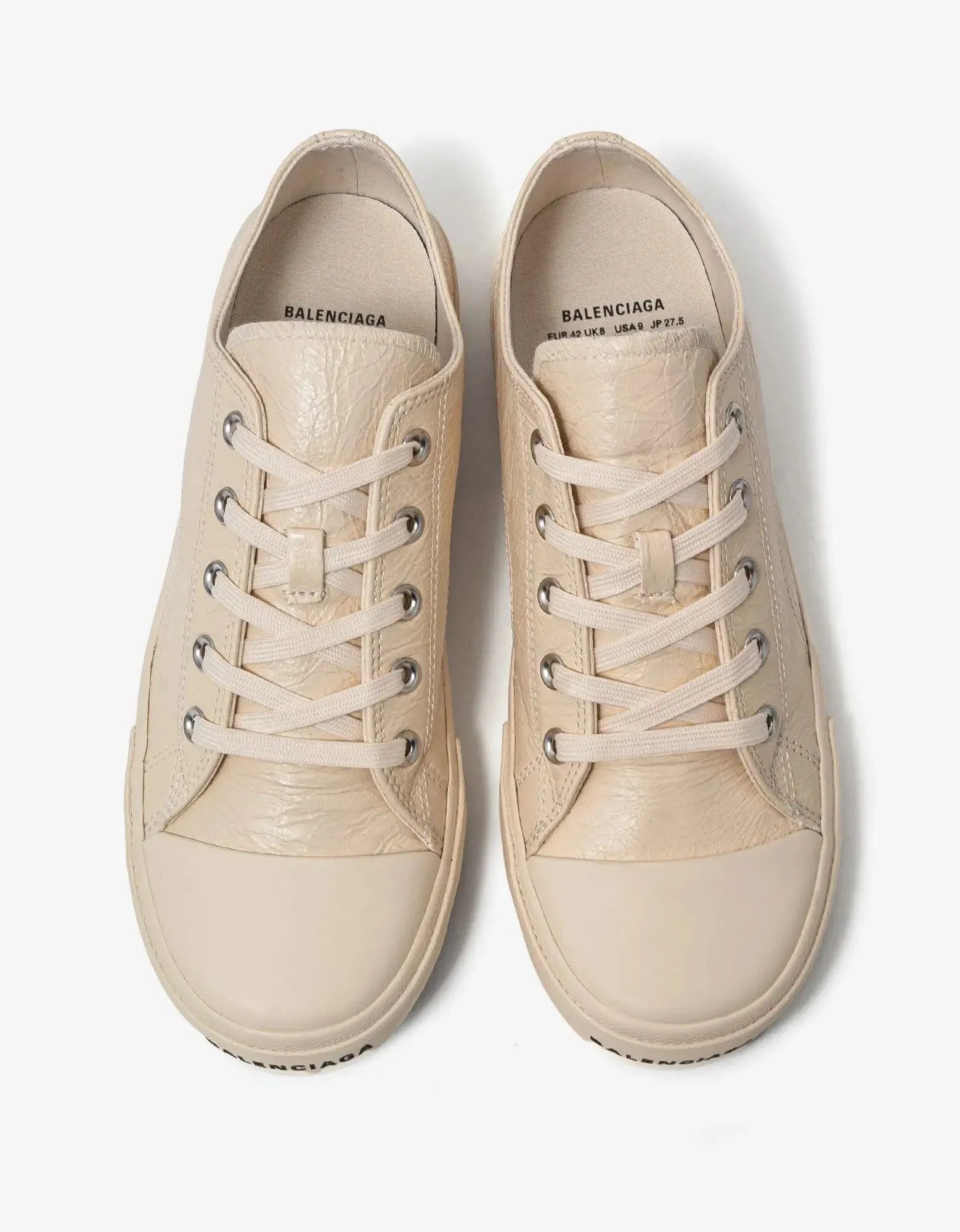 Balenciaga Off White Paris Low Top Trainers