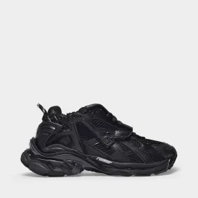 Balenciaga  Runner Sneakers in Black Synthetic Leather