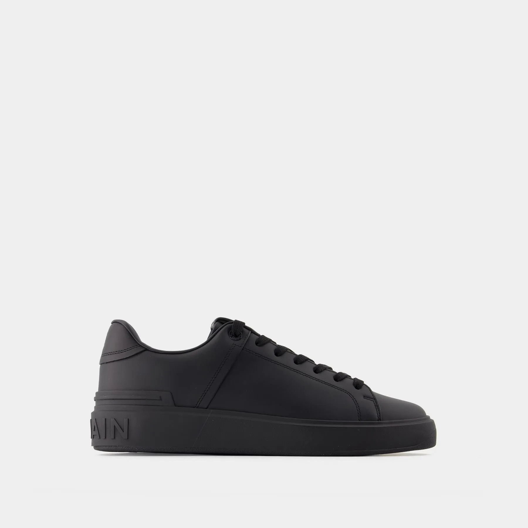 Balmain  B-Court Sneakers - Balmain - Leather - Black