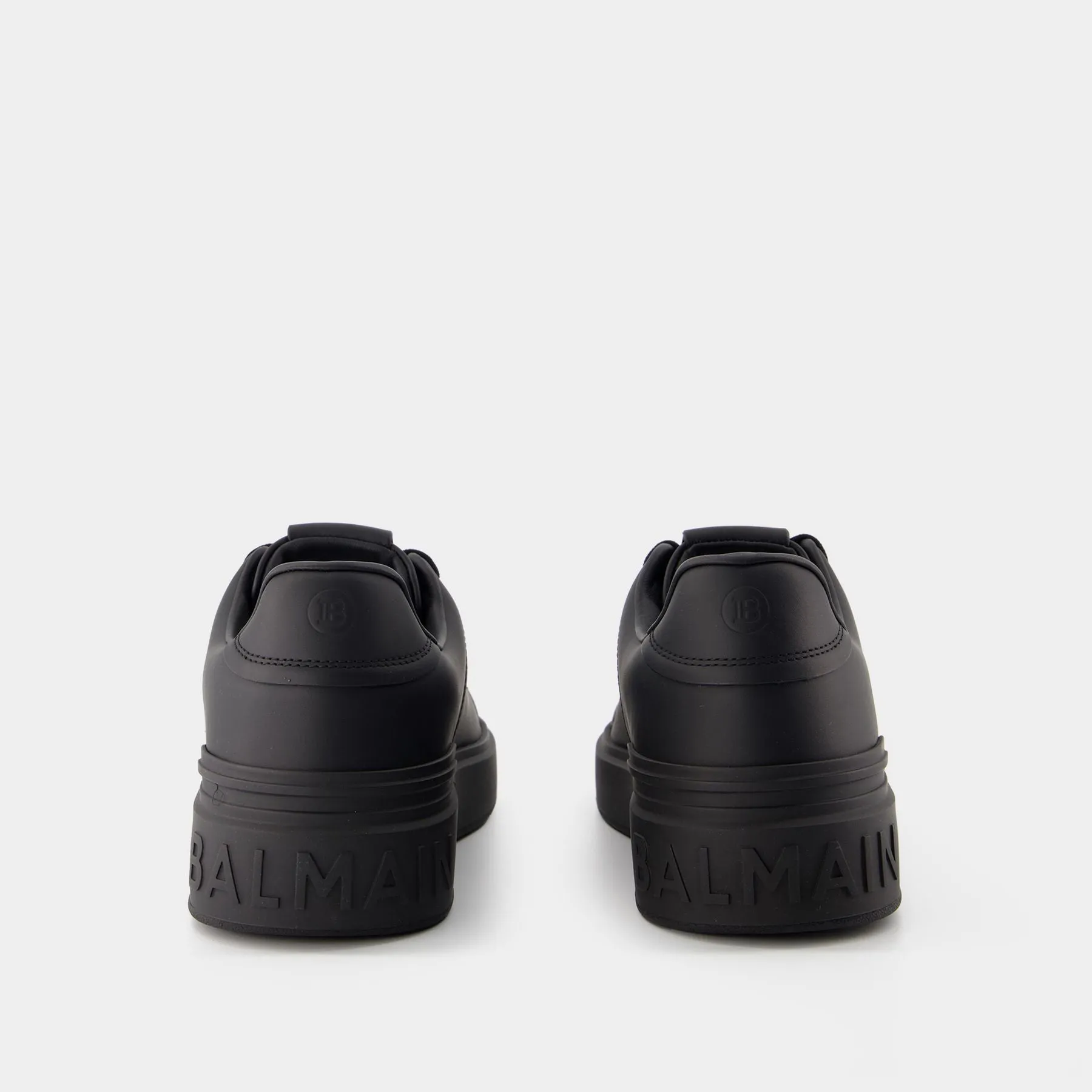 Balmain  B-Court Sneakers - Balmain - Leather - Black