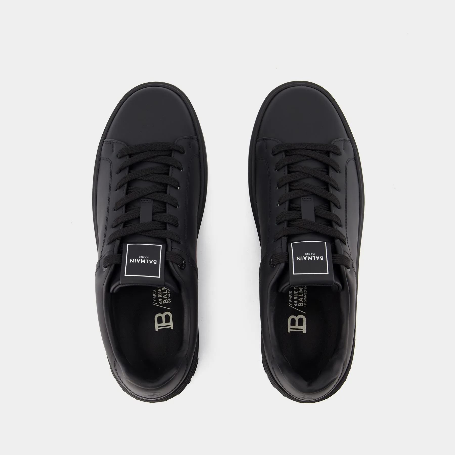 Balmain  B-Court Sneakers - Balmain - Leather - Black