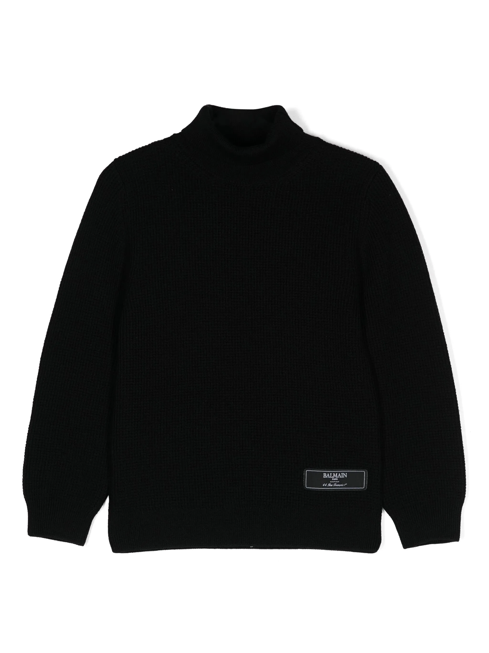 BALMAIN KIDS Pierre Balmain Pullover In Black Wool