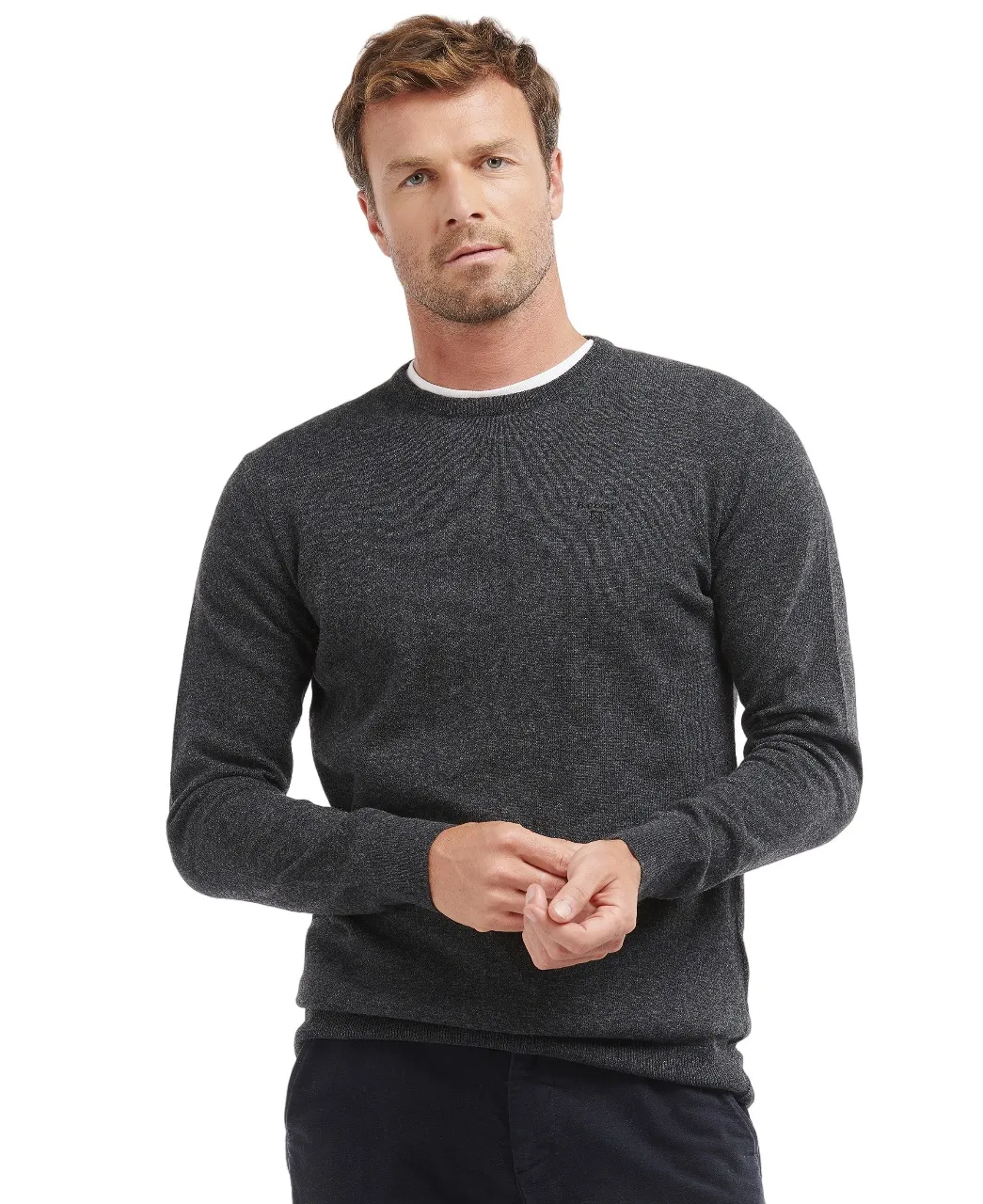 Barbour Lambswool Jumper Crew Neck