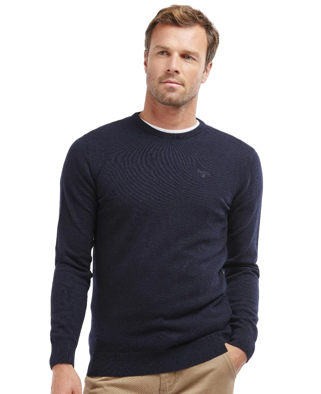 Barbour Lambswool Jumper Crew Neck