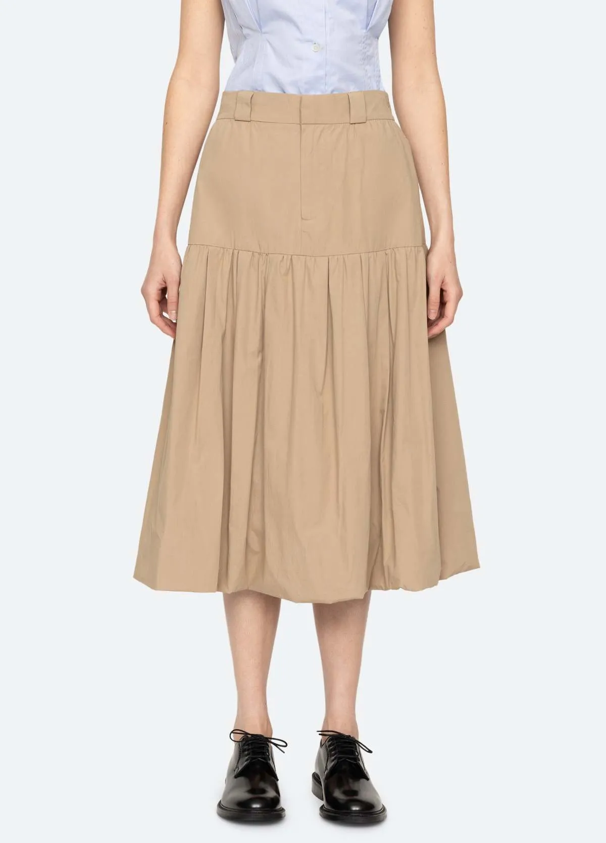 Belle Bubble Skirt - Khaki