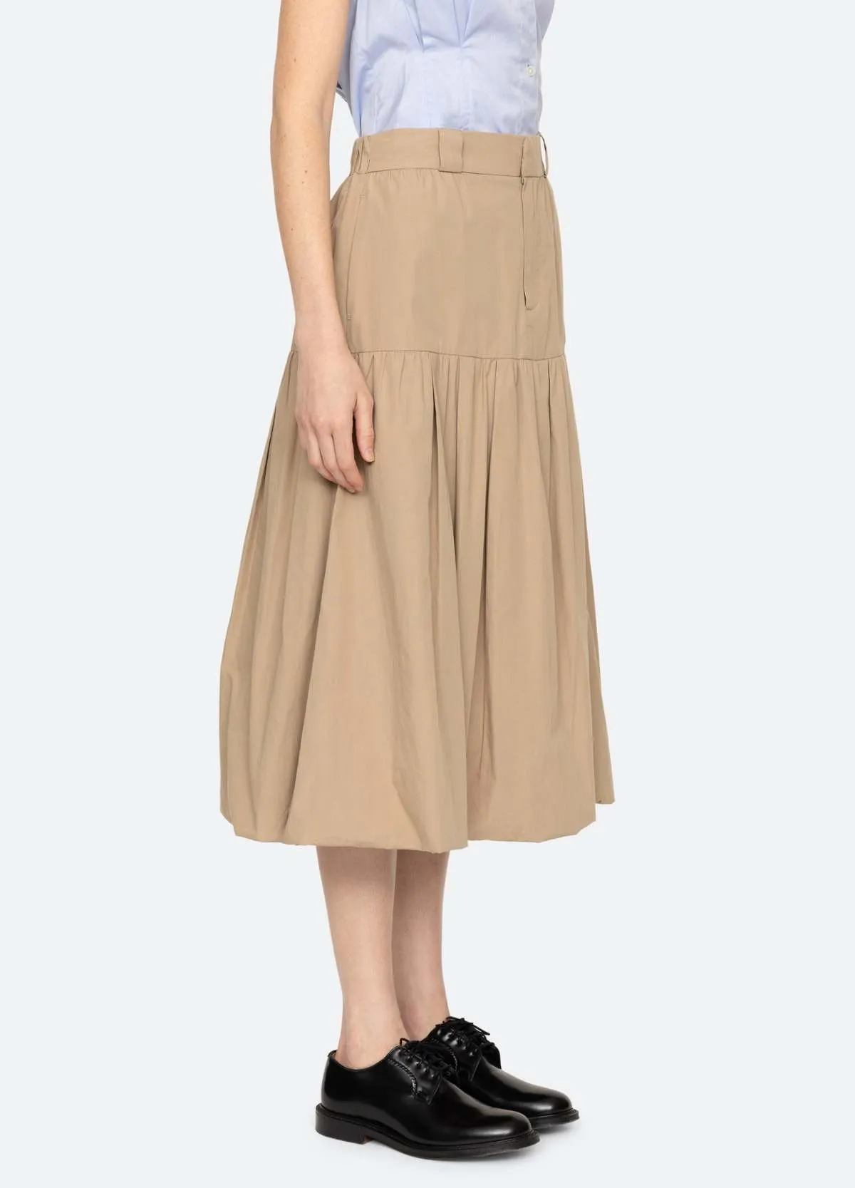 Belle Bubble Skirt - Khaki