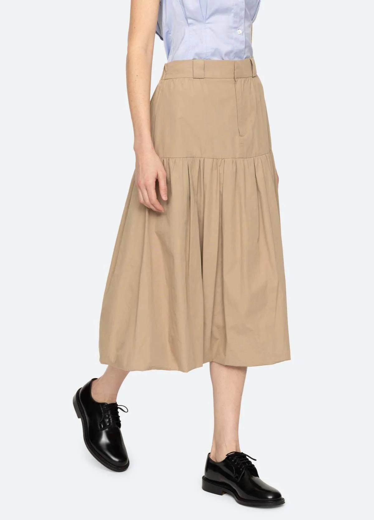 Belle Bubble Skirt - Khaki