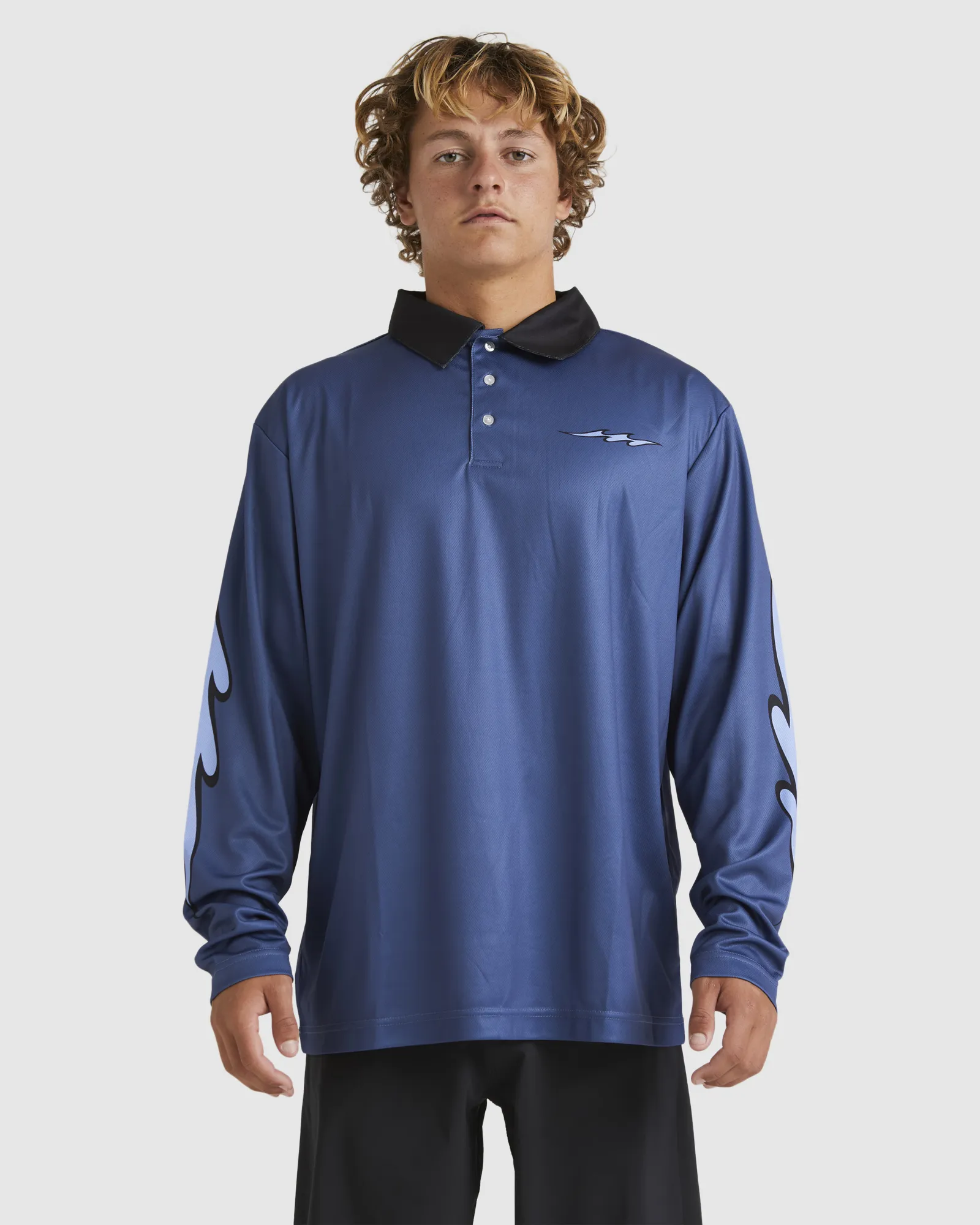 Billabong Fisho Rash Vest - Slate Blue | SurfStitch