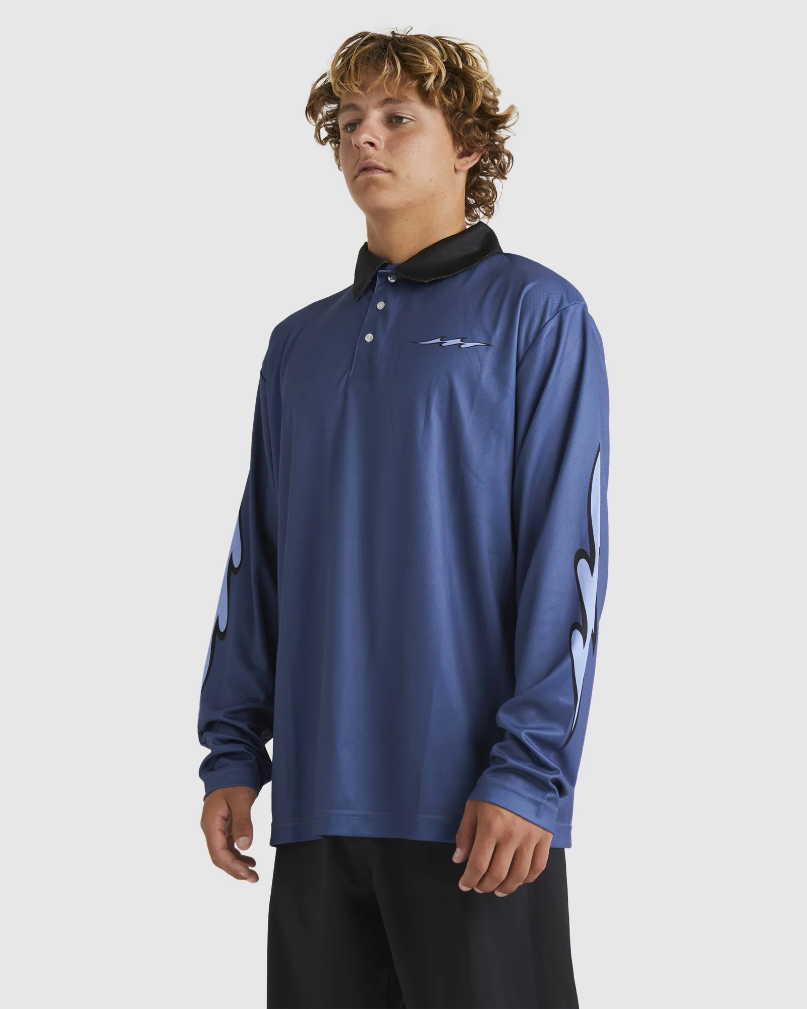 Billabong Fisho Rash Vest - Slate Blue | SurfStitch