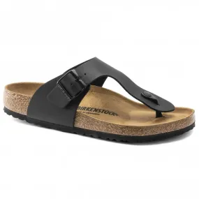 BIRKENSTOCK  Mens Ramses Black Birko-Flor Toe-Post Sandals 0044791