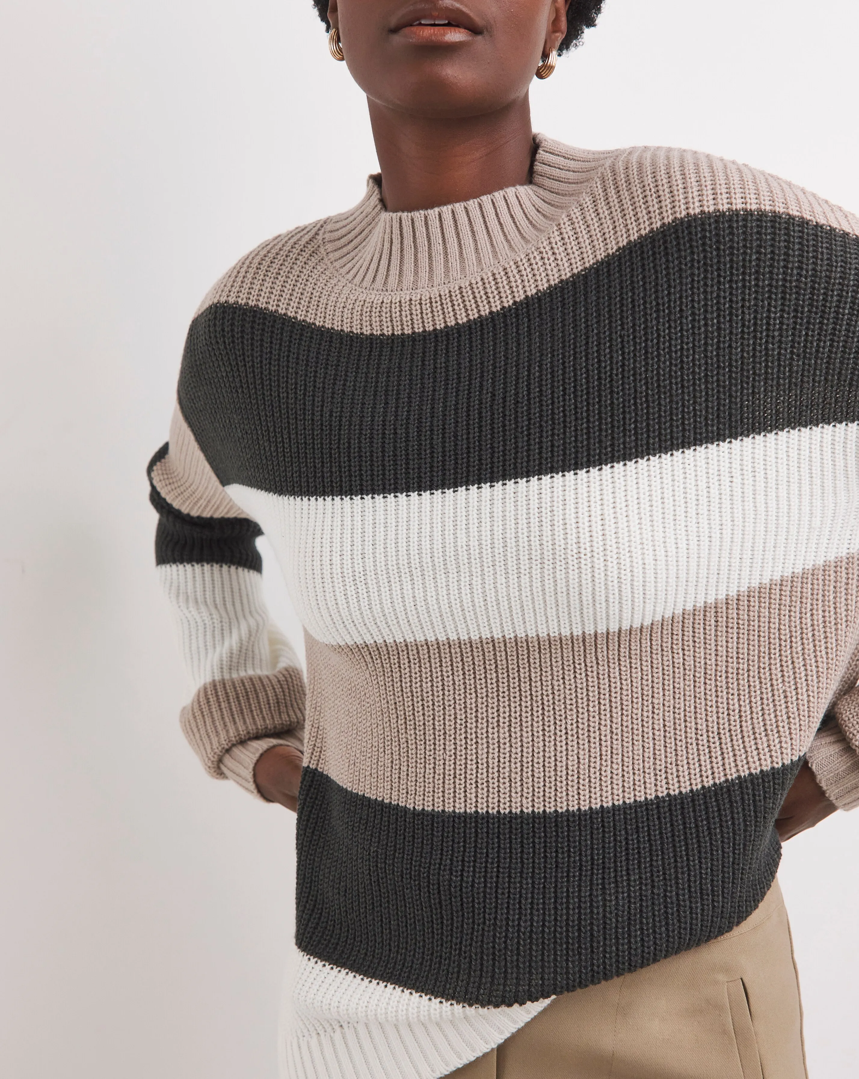 Block Stripe Jumper