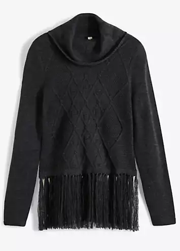 bonprix Fringed Jumper | Grattan