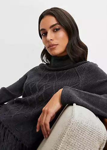 bonprix Fringed Jumper | Grattan