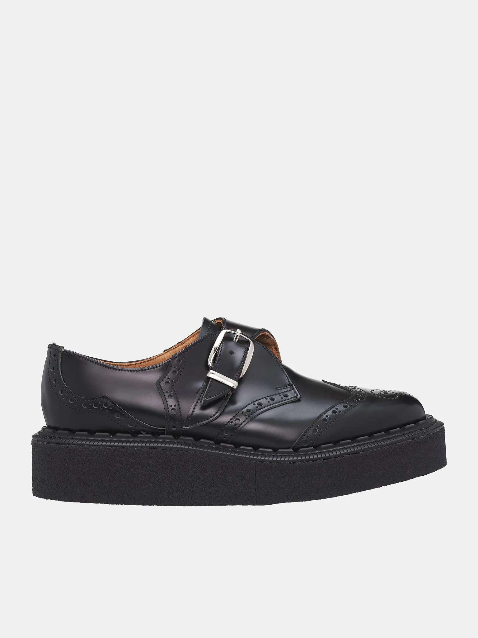 Brogue Monk Shoes (PN-K104-W24-BLACK)