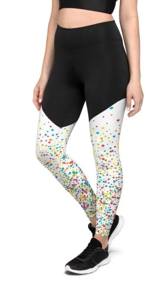 Candy Splash Ombre Compression Leggings