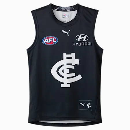 Carlton Football Club 2024 Replica HOME Guernsey - Youth 8-16 years | Dark Navy-PUMA White-CFC | PUMA Carlton FC | PUMA 