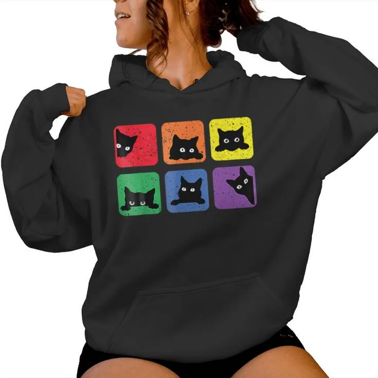 Cats Pride 2024 Lgbt Cat Rainbow Women Women Hoodie