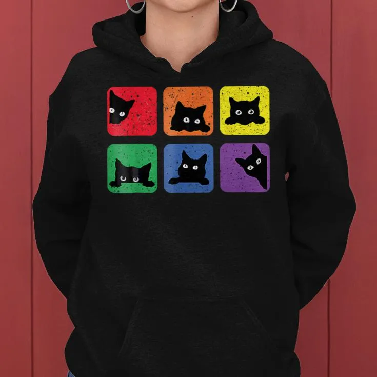 Cats Pride 2024 Lgbt Cat Rainbow Women Women Hoodie