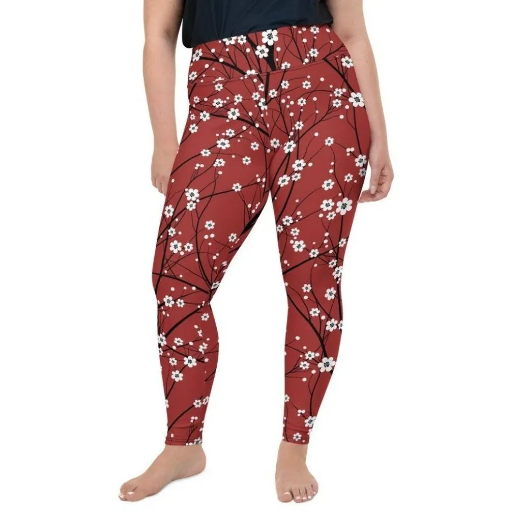 Cherry Tree Plus Size Leggings