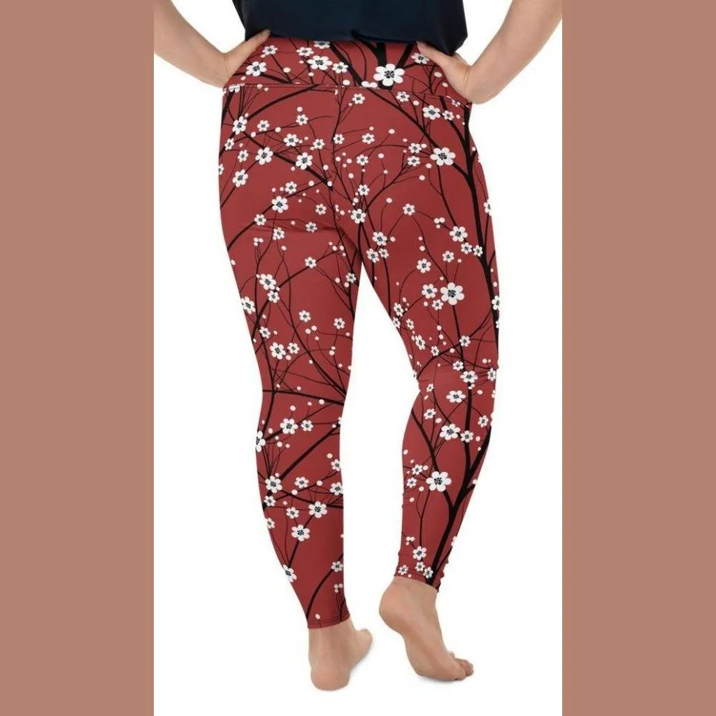 Cherry Tree Plus Size Leggings