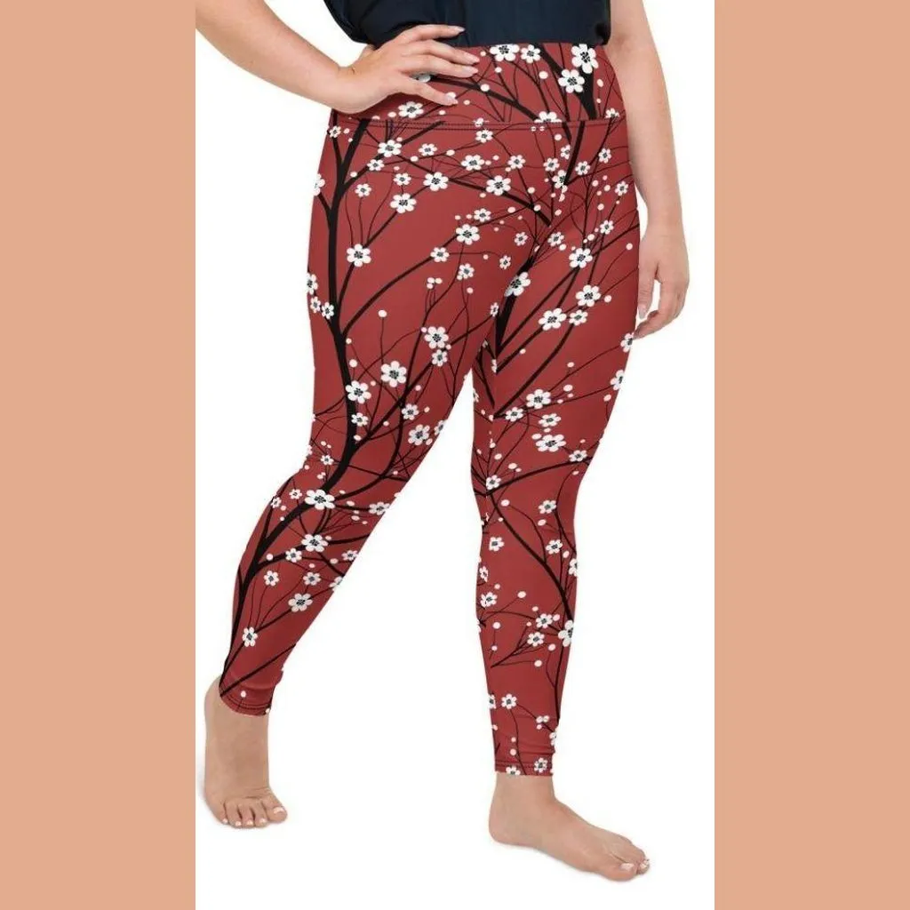 Cherry Tree Plus Size Leggings