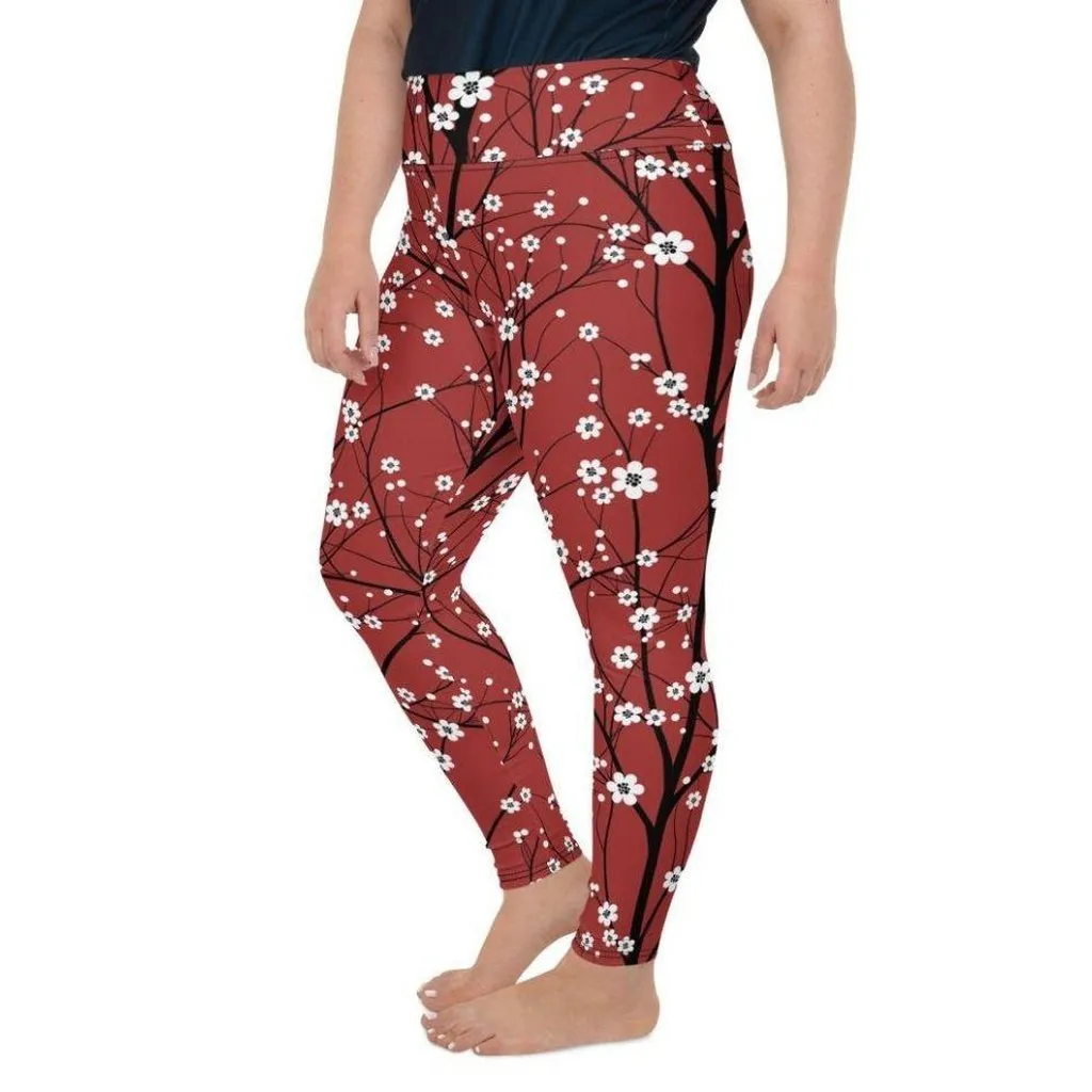 Cherry Tree Plus Size Leggings