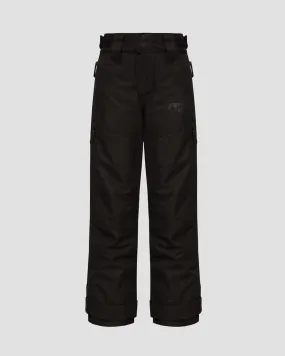 Children's black ski trousers Picture Organic Clothing Time 10/10 kpt042-a